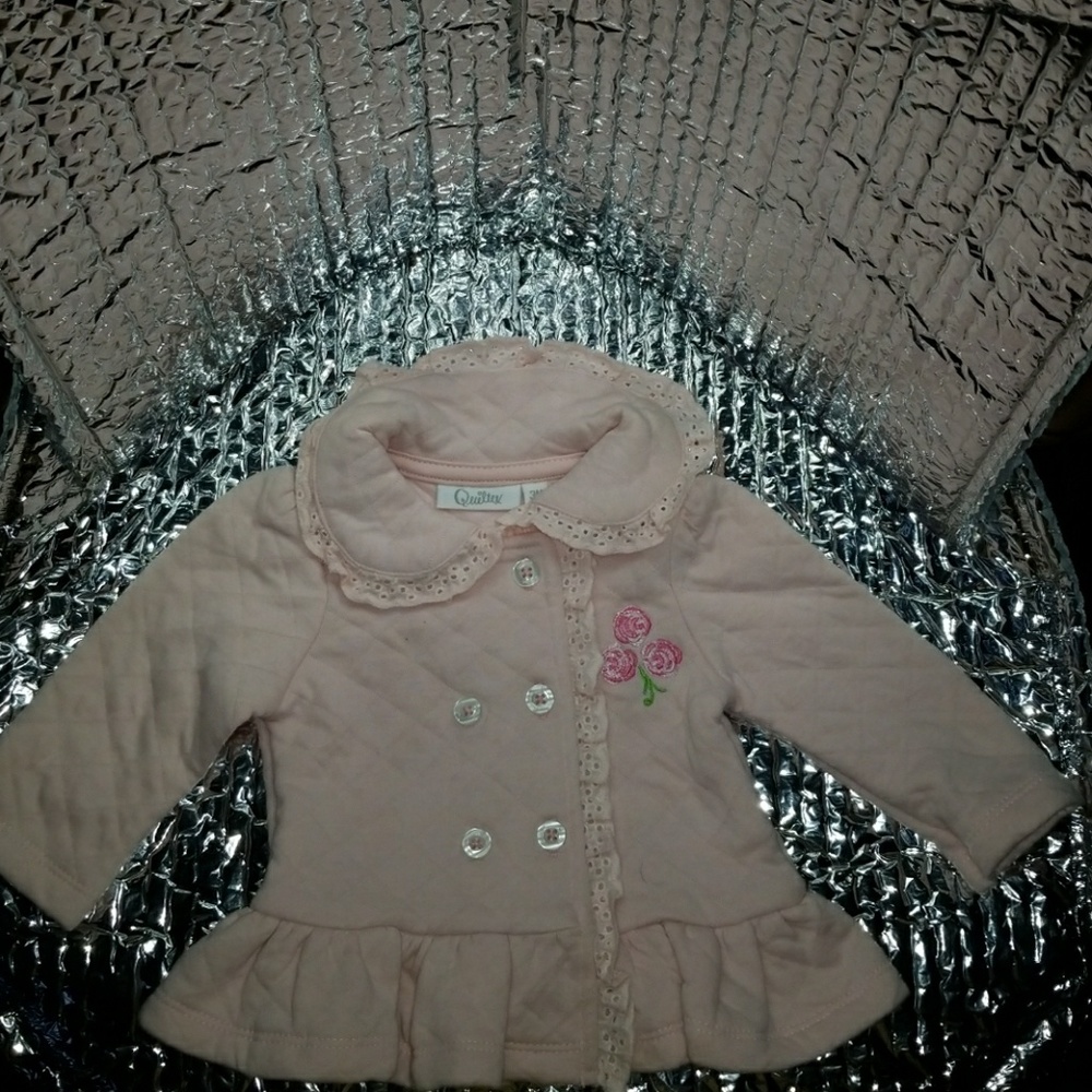Quiltex pink 3 month top